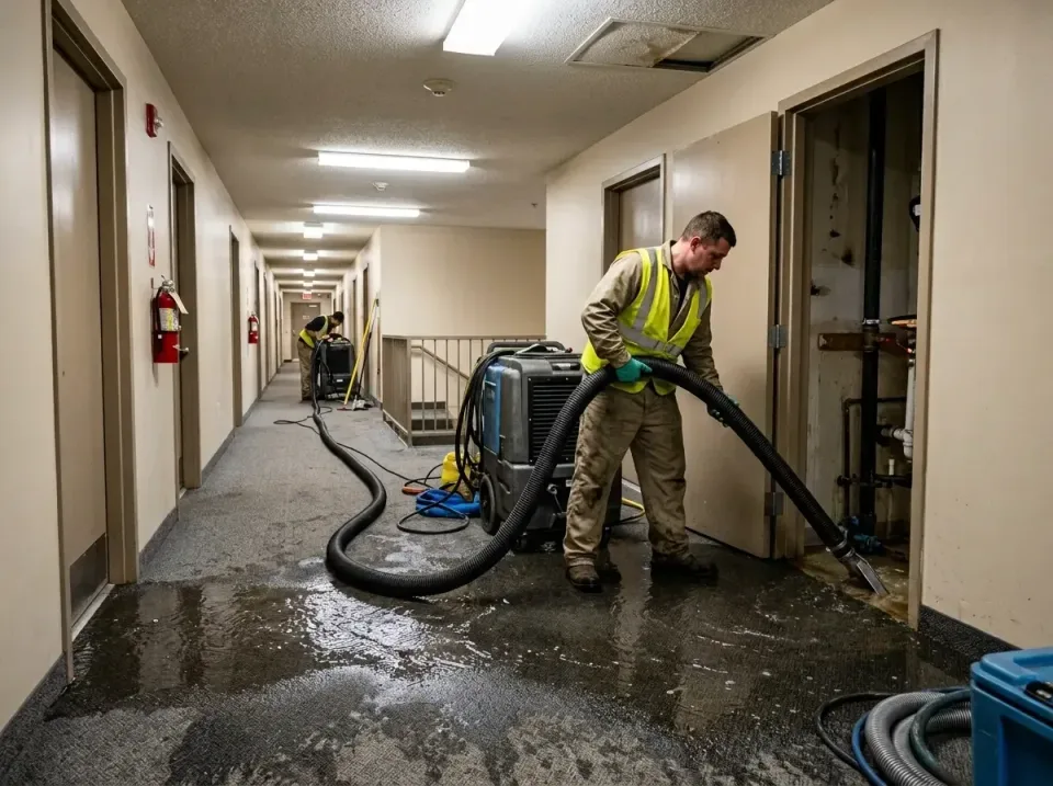 multi-unit-apartment-hallway-f-005 — frequently asked questions, Emergency Burst Pipe Water Extraction & Removal in Kings Po…